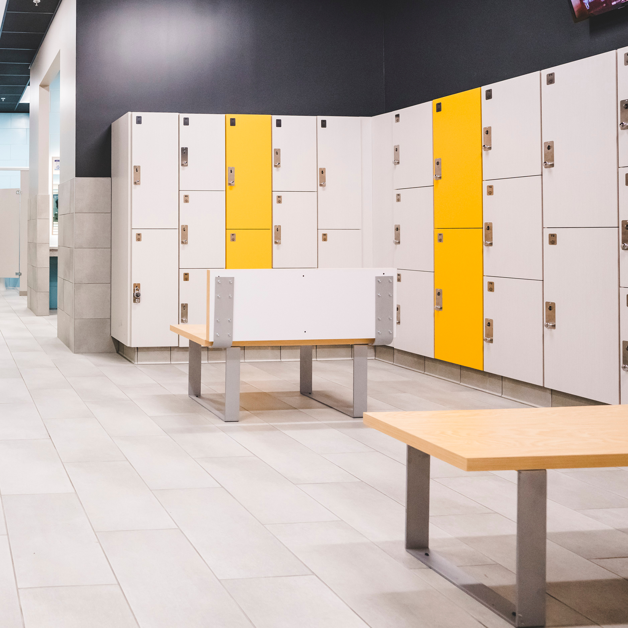 Locker Rooms with Showers